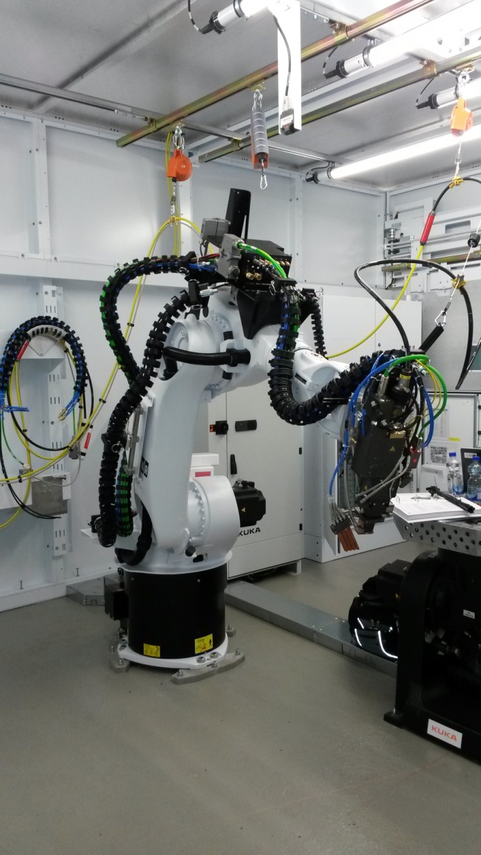 Laserschweißen mit Roboter